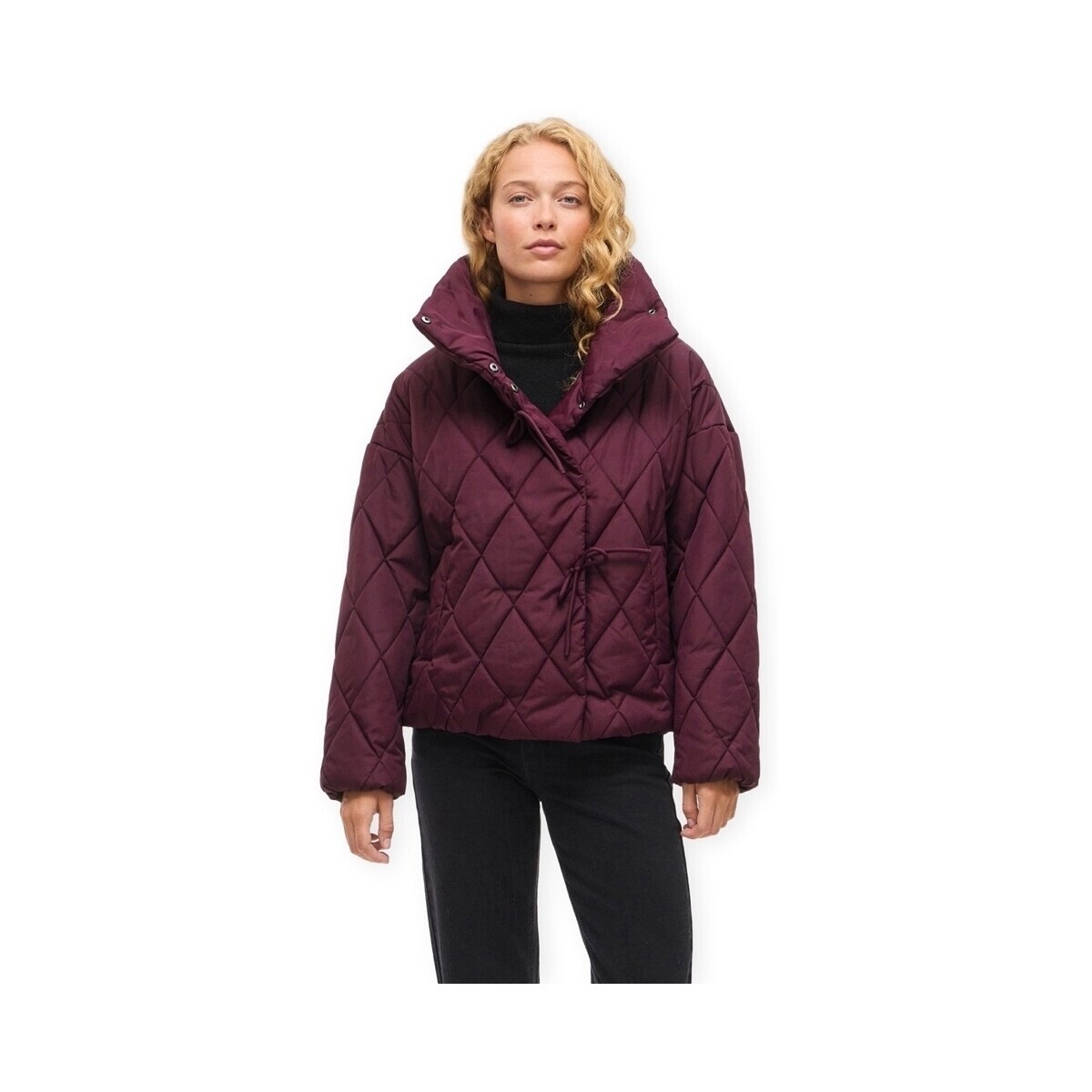 Vila  Bumble Jacket - Fig  Bordó