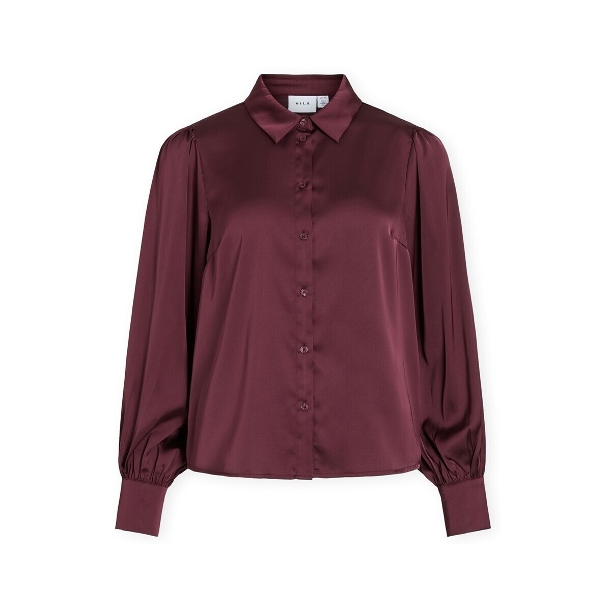 Vila  Noos Enna Ravenna Shirt - Fig  Bordó