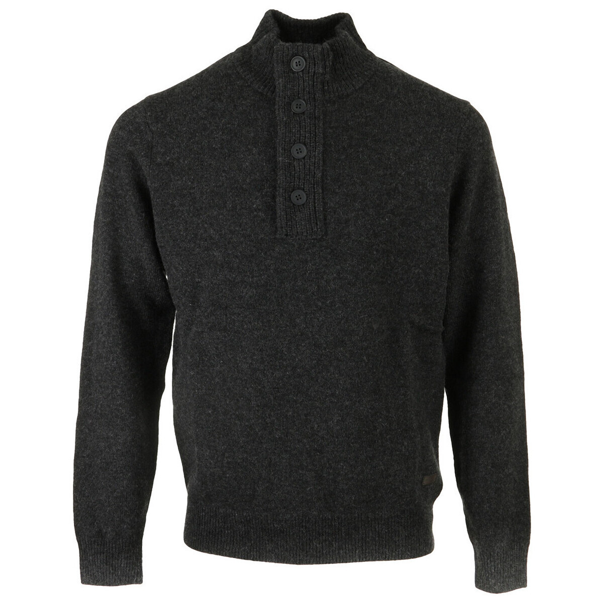 Barbour  Essential Patch Half Zip Knitt Ed Jumper  Šedá