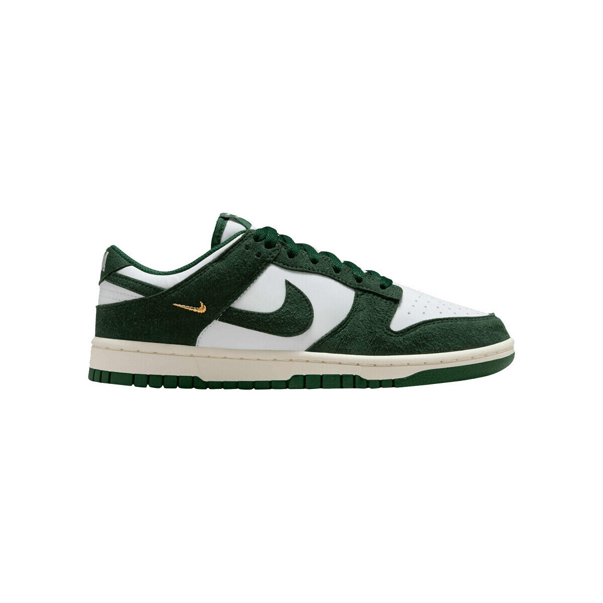 Nike  Dunk Low Gorge Green Gold Mini Swoosh (Women's)  Zelená