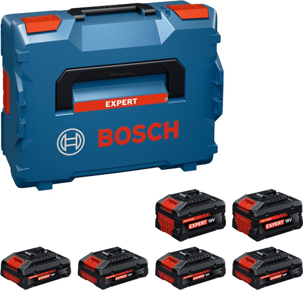 Sada akumulátorů Bosch EXPERT 4xEXBA18V-40 2xEXBA18V-80 1600A0373G
