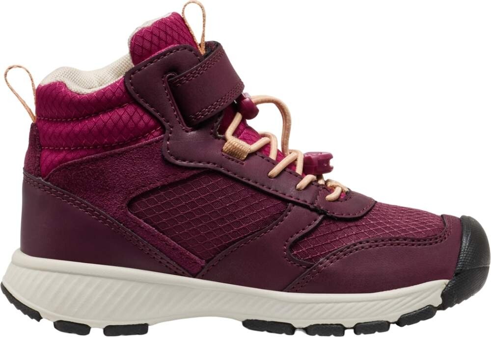 Dětské celoroční boty Keen SKUA MID WP CHILDREN fig/peach fuzz Velikost: 27-28