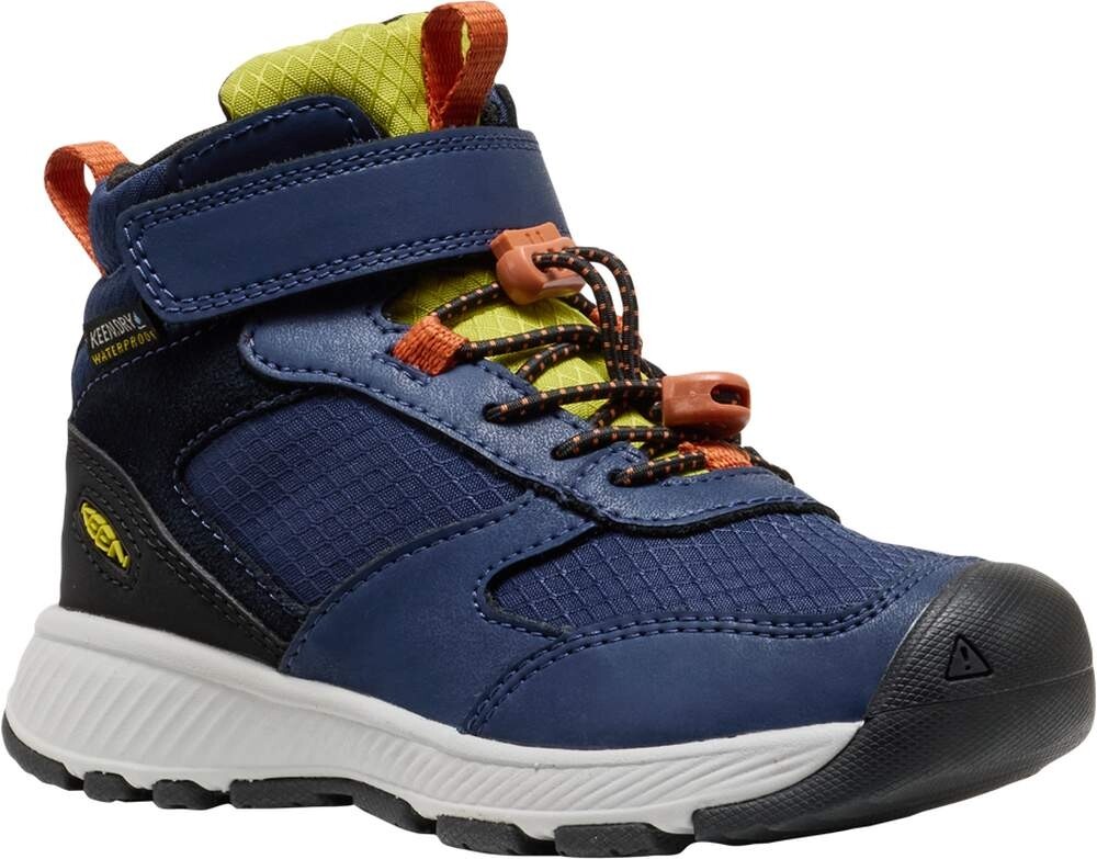 Dětské celoroční boty Keen SKUA MID WP CHILDREN naval academy/rogue green Velikost: 27-28