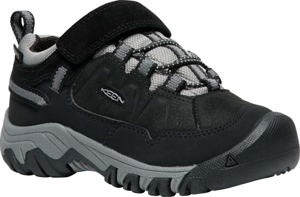 Dětské celoroční boty Keen TARGHEE IV LOW WP CHILDREN black/steel grey Velikost: 30