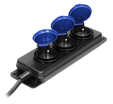 Prodlužovací kabel venkovní gumový IP44 3 zásuvky 5m ORNO OR-AE-13295/5M