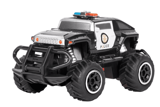 Mini auto dálkově ovládané Rebel ZAB0113 RC 1:43, 27 MHz, 10 km/h POLICE