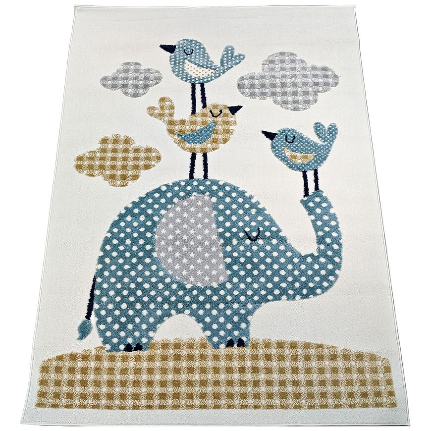 Koberec Quincey 1,25/1,7 A2716b Ojf tyrkysový/krémový