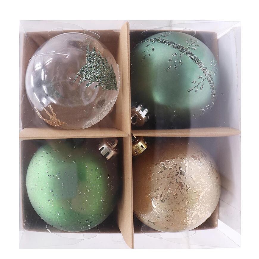 Sada 4 ozdob 8cm mix