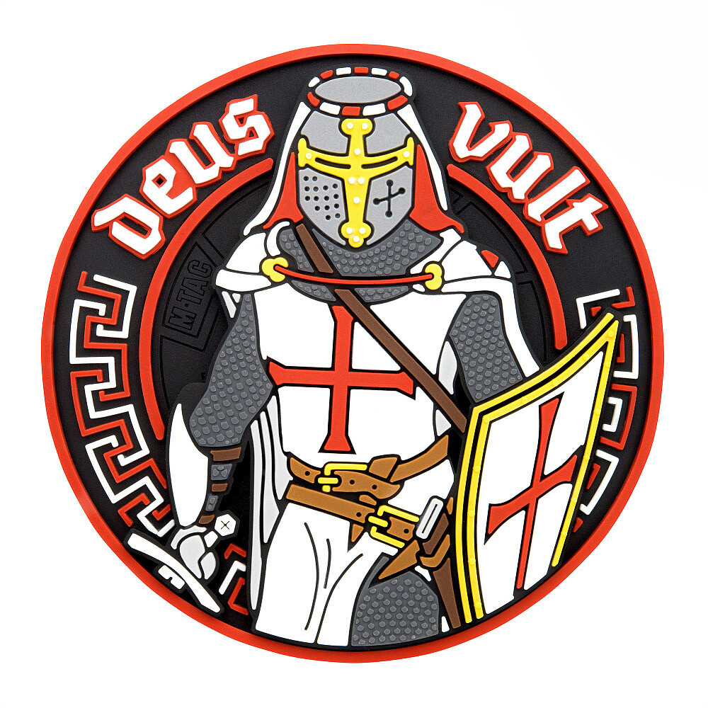 Nášivka M-Tac Deus Vult 3D - barevná