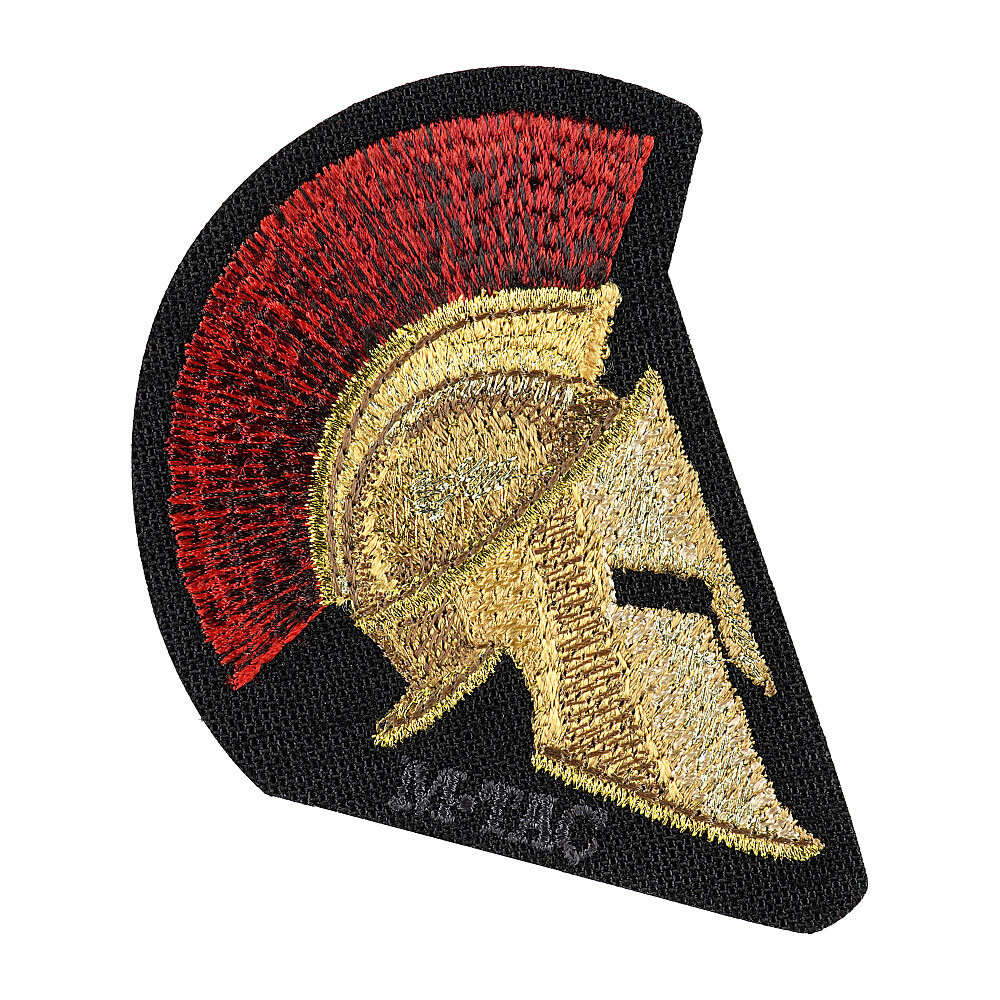 Nášivka M-Tac Spartan Helmet Emb - černá-barevná