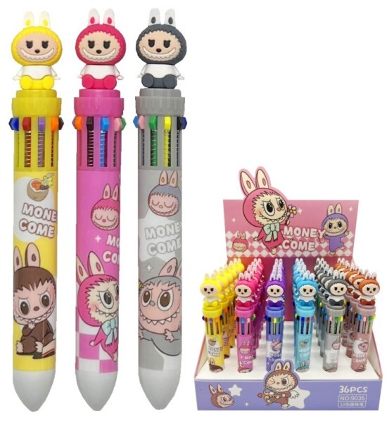 pkstar.cz Vícebarevné pero - 10 barev - PK34-28