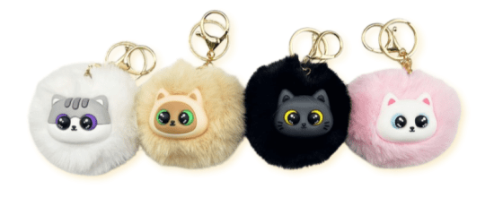 pkstar.cz Klíčenka - Plyšová kočka  - PK131-16