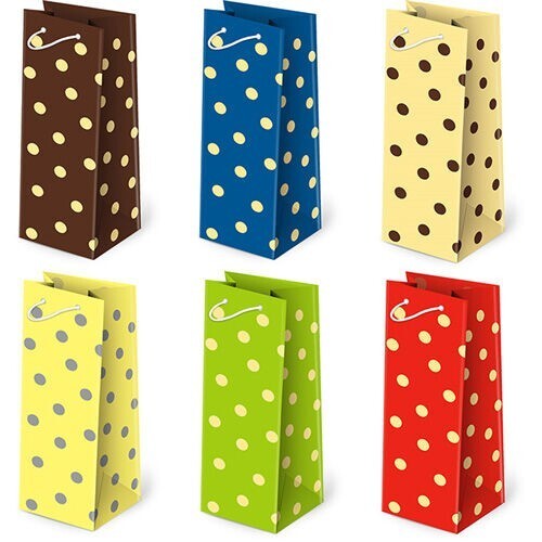 PAW Dárková taška na víno - 12 x 37 cm - AL2-142