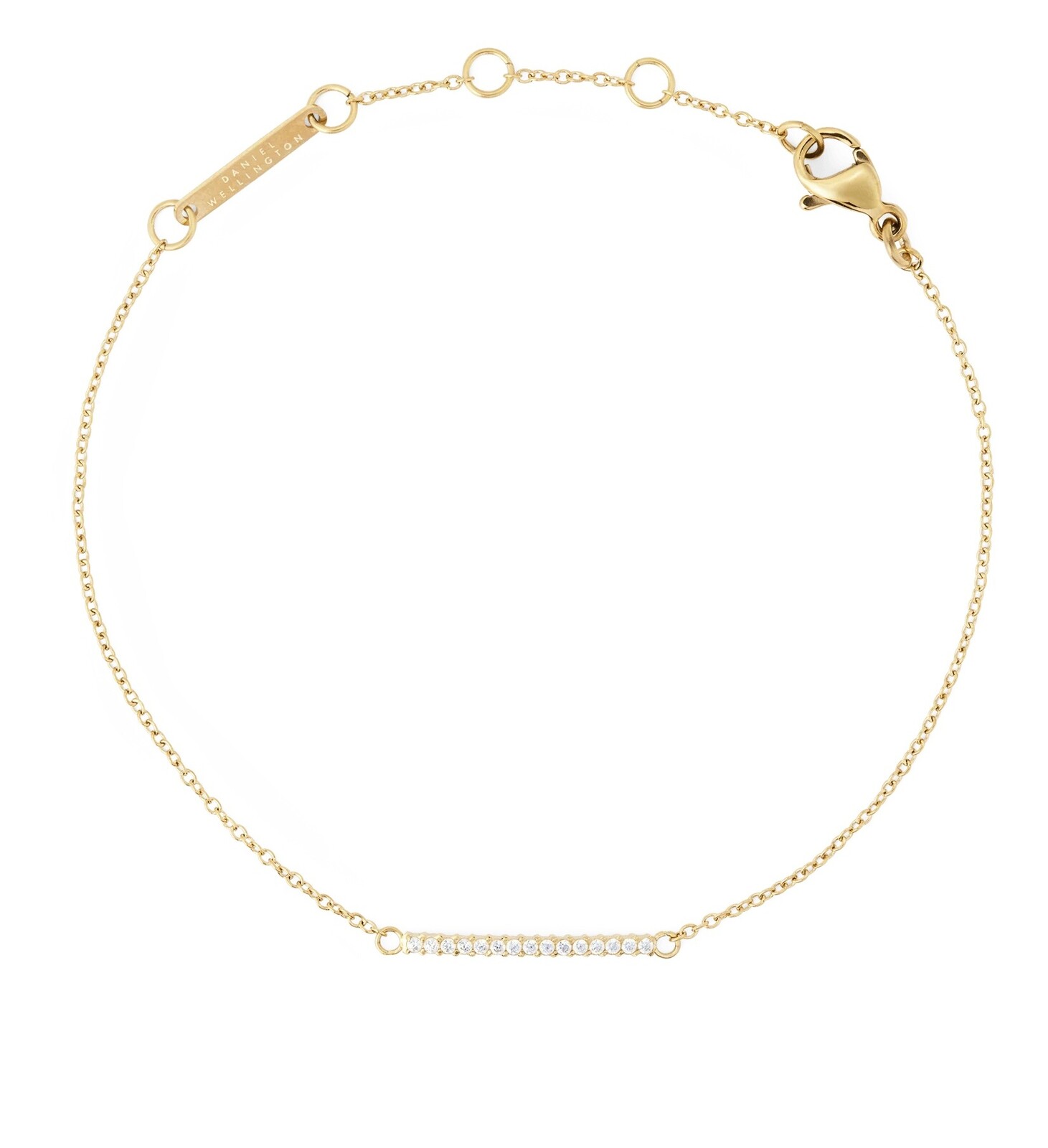 Daniel Wellington Elegantní pozlacený náramek s kubickými zirkony Mirelle DW00401620