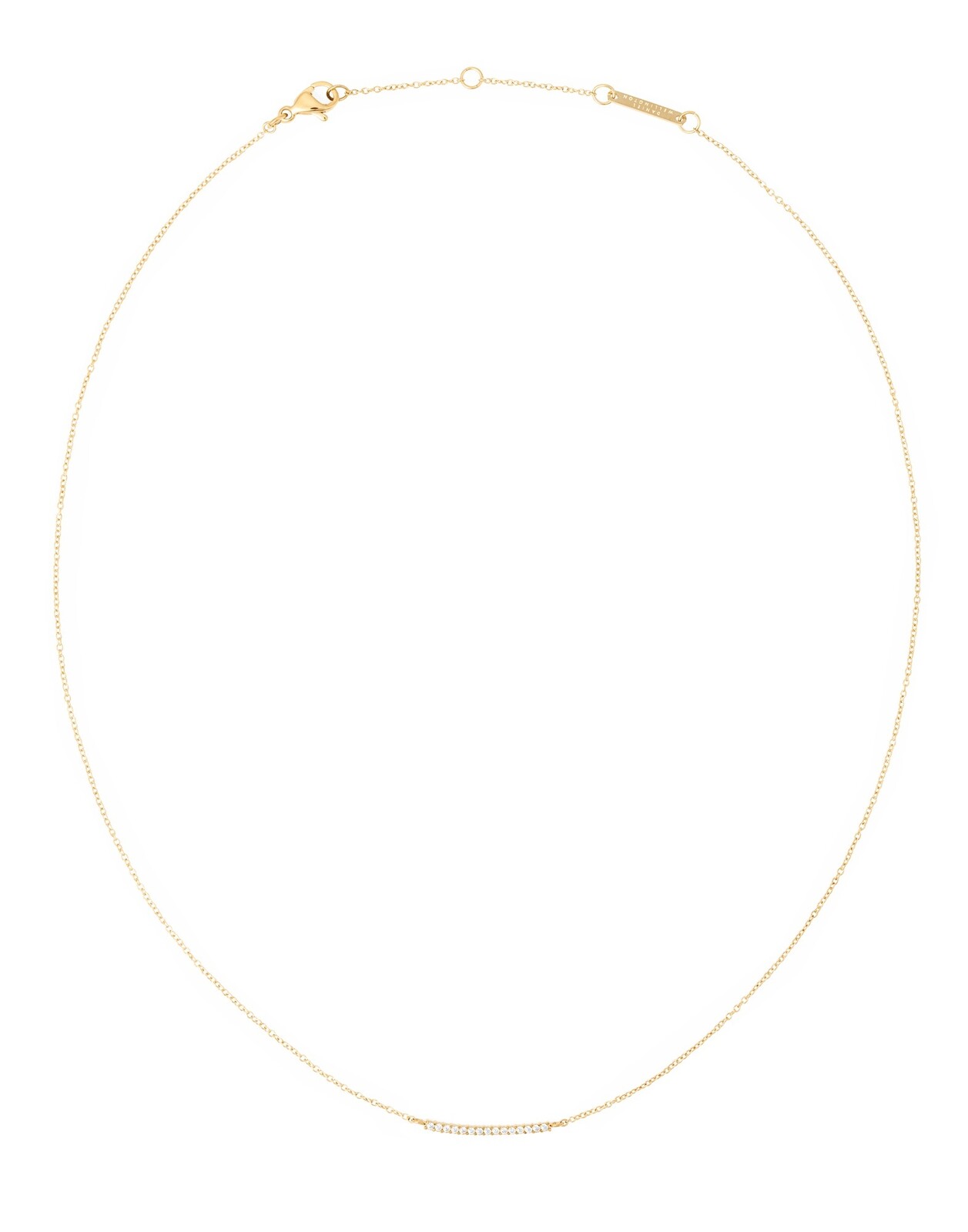 Daniel Wellington Elegantní pozlacený náhrdelník s kubickými zirkony Mirella DW00401632