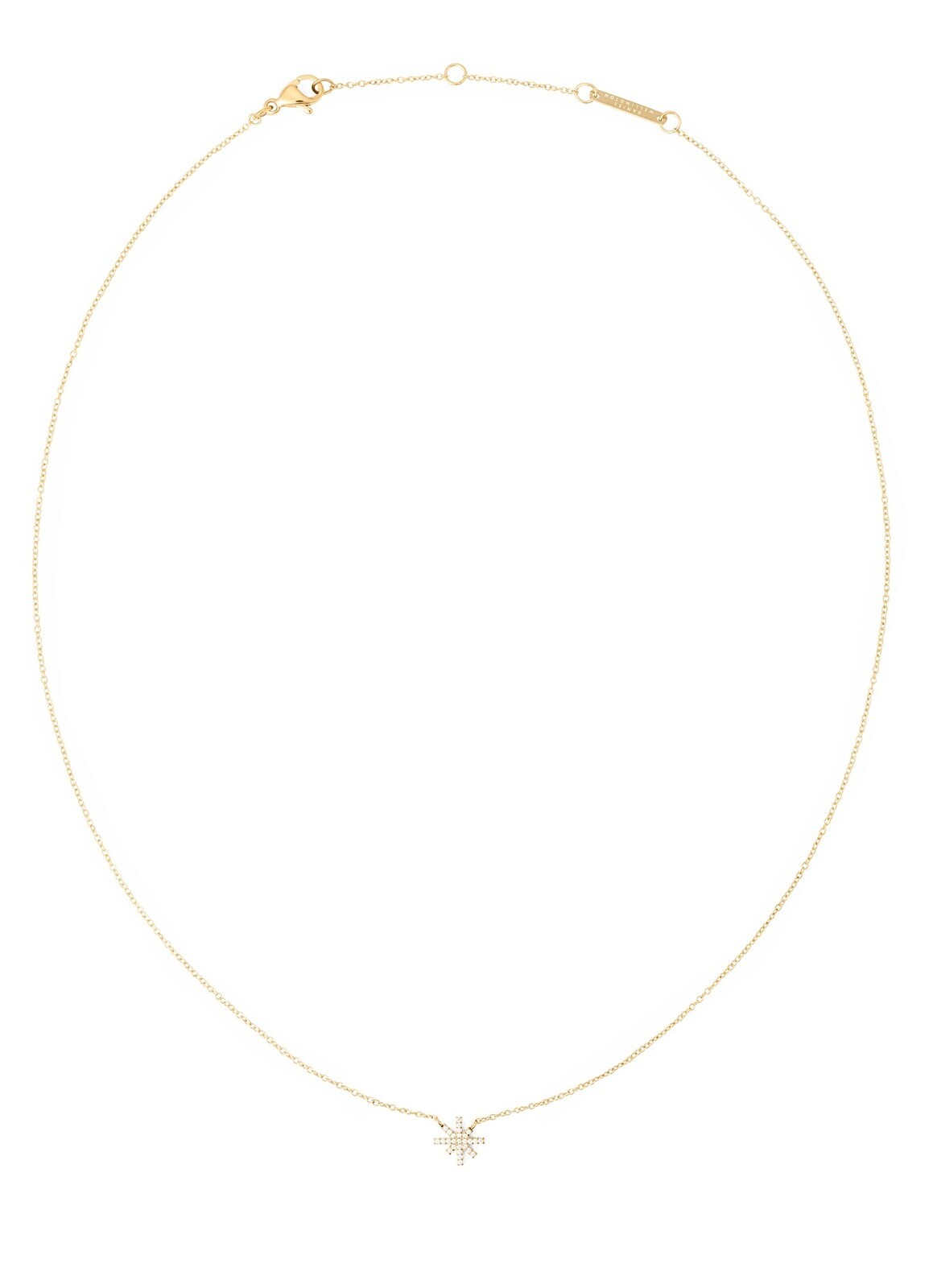 Daniel Wellington Slušivý pozlacený náhrdelník Hvězda Mirella DW00401635