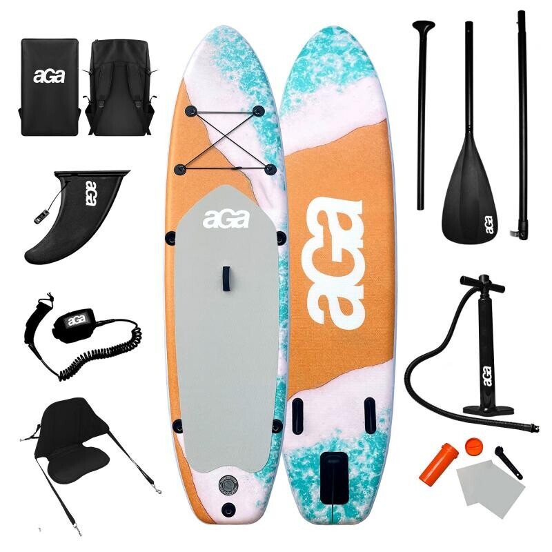 Aga Paddleboard MR5009SEAT 320x81x15 cm set s pádlem a pumpou + sedátko