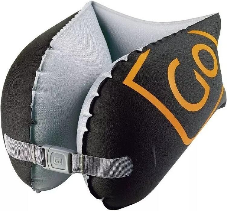 Go Travel nafukovací podhlavník Compact Siesta liquorice black