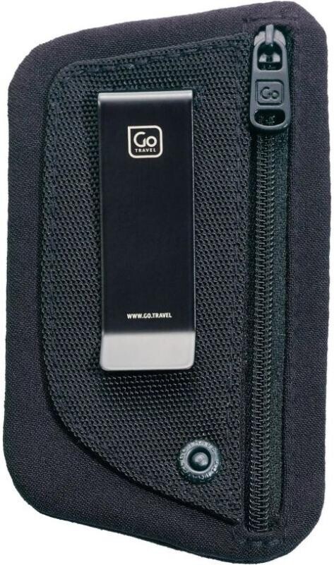 Go Travel peněženka RFID Clip Pouch liquorice black