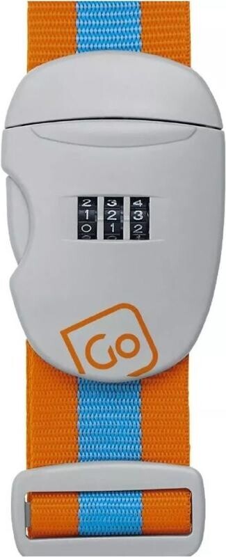 Go Travel popruh na zavazadla Combi Luggage Strap blue/orange