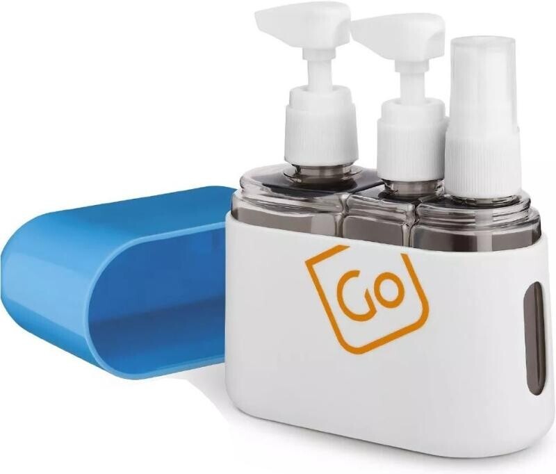 Go Travel sada lahviček Compact 3-in1- Bottle Set