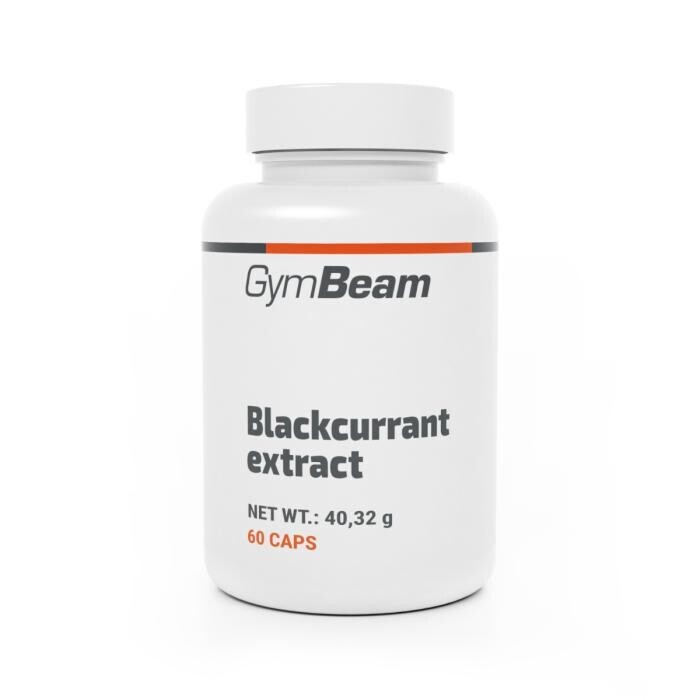 GymBeam Extrakt z černého rybízu 60 kaps.