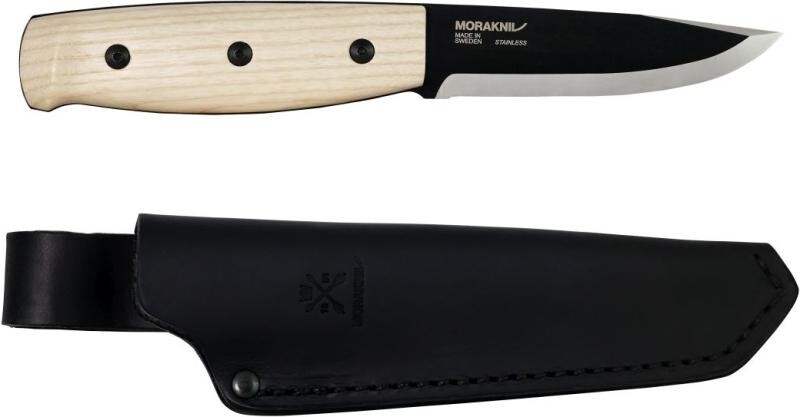 Morakniv Wit BlackBlade (S) Ash Wood Bushcraft Knife
