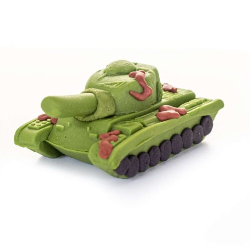 Cukrová dekorace na dort – Tank - K-Decor