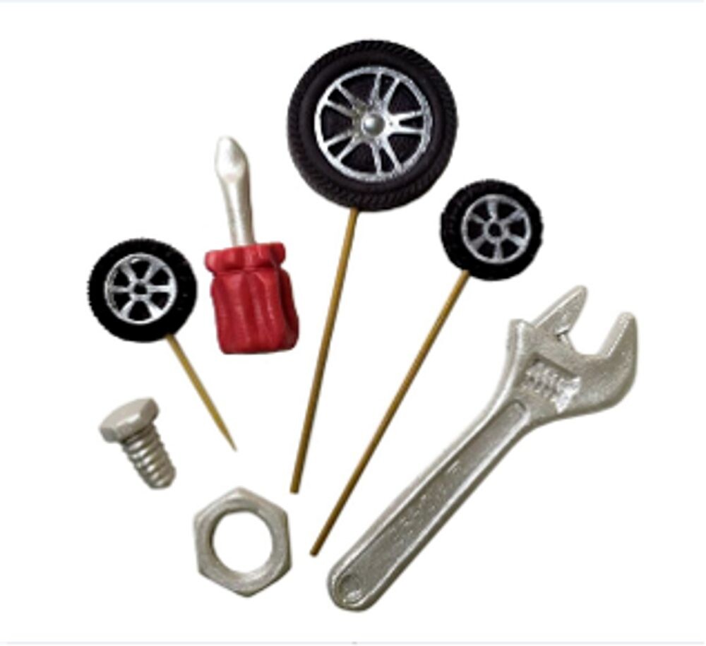 Sada jedlých dekorací – Mechanik - K-Decor