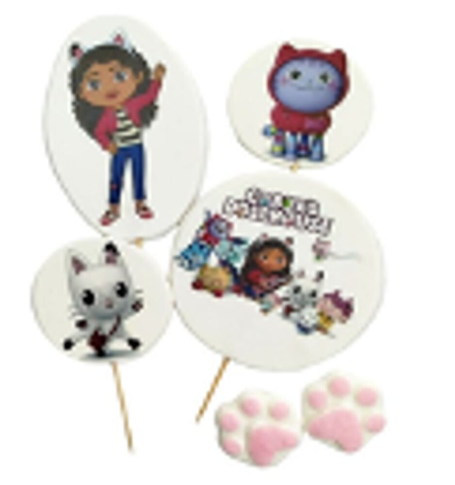 Cukrová dekorace - zápichy Gaby a přátelé - K-Decor