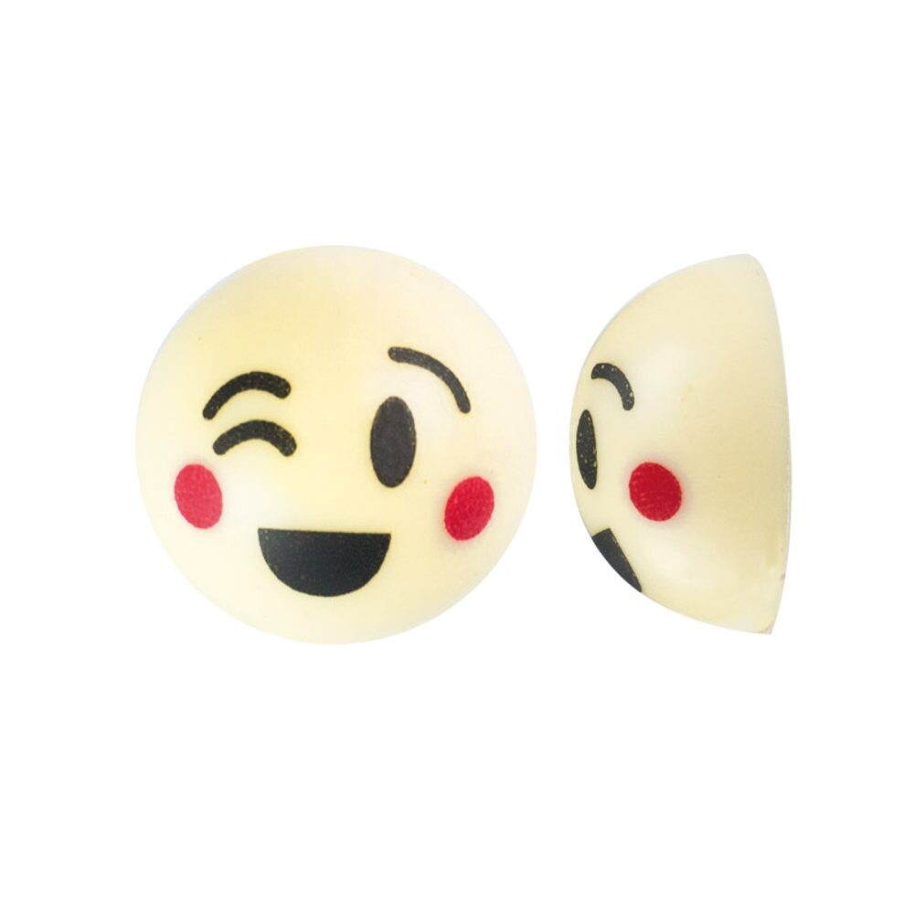 Smajlík čokoládové polokoule 20 kusů -