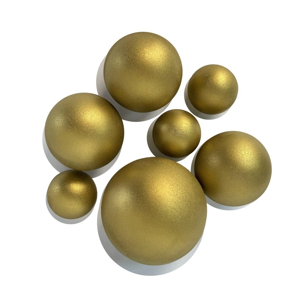 Čokoládové koule extra velké – zlaté - K-Decor