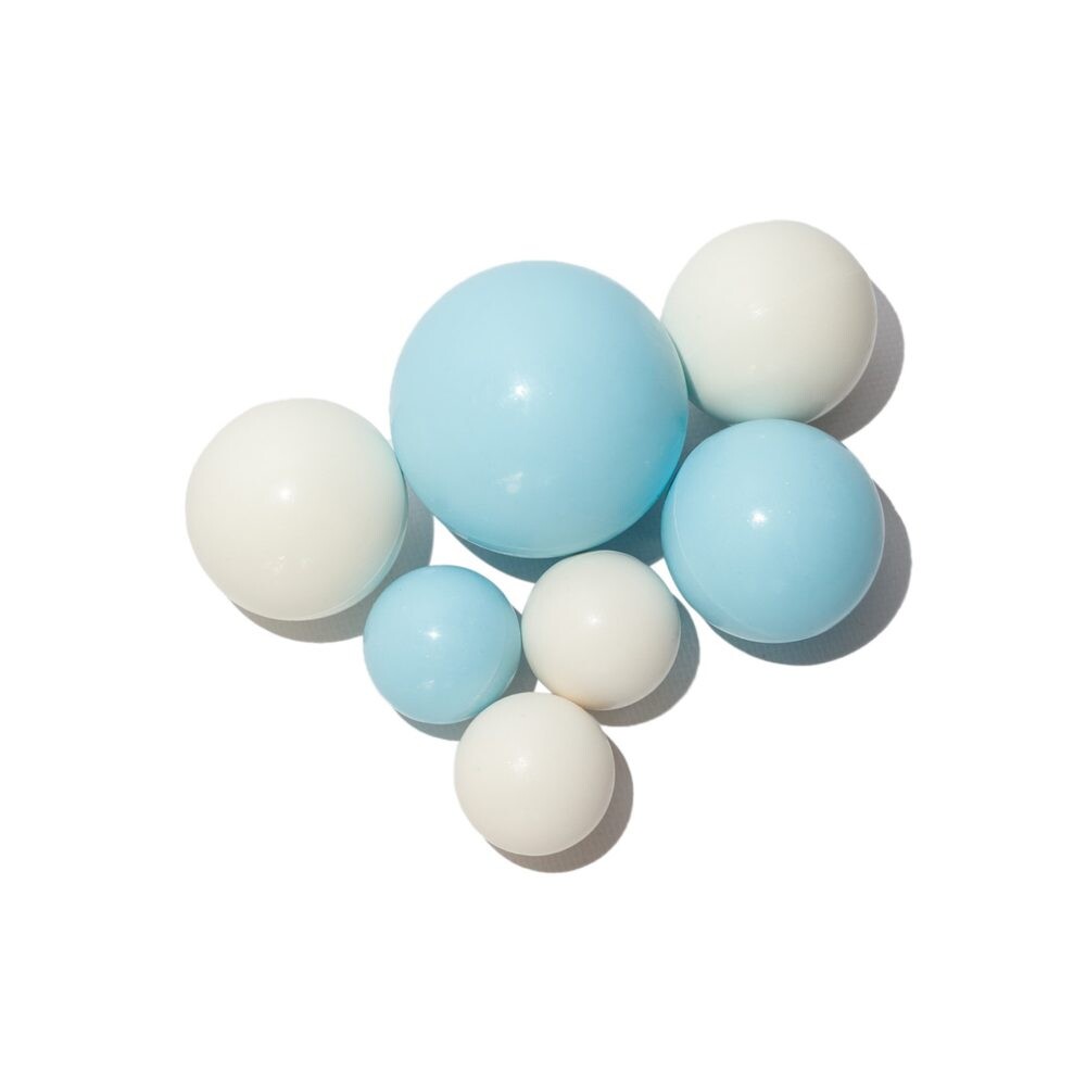 Čokoládové koule extra velké modro-bílé - K-Decor