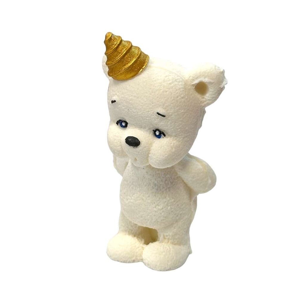 Čokoládový medvídek – bílý - K-Decor