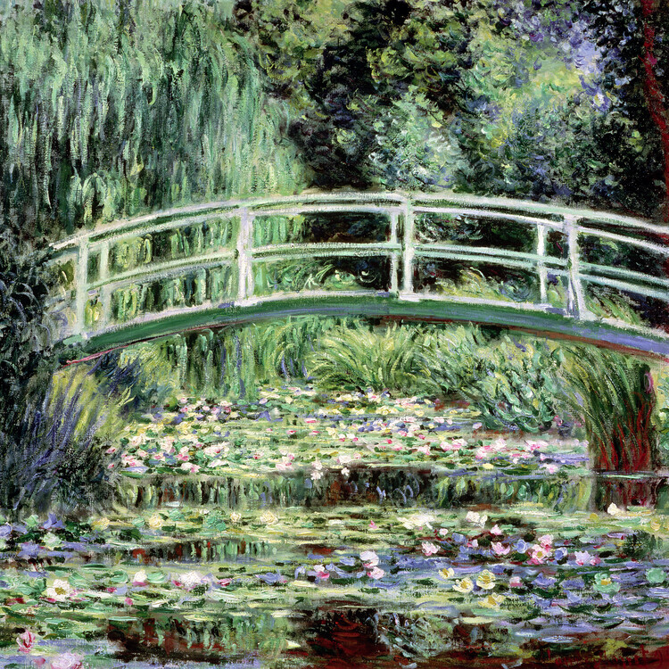 Claude Monet Obrazová reprodukce Rybník s lekníny, Claude Monet, 40 × 40 cm