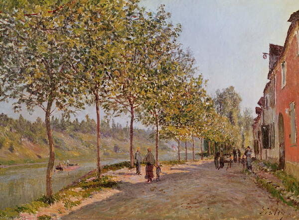Alfred Sisley Obrazová reprodukce June Morning in Saint-Mammes, 1884, Alfred Sisley, 40 × 30 cm