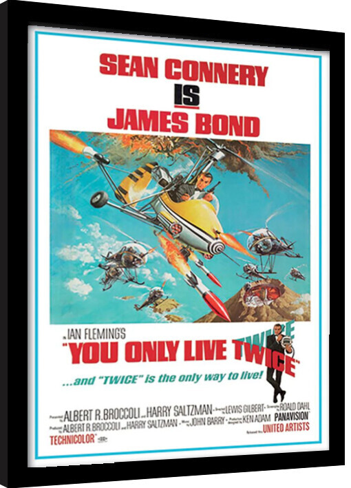 PYRAMID Obraz na zeď - James BOnd - You Only Live Twice, 34.3 × 44.5 cm