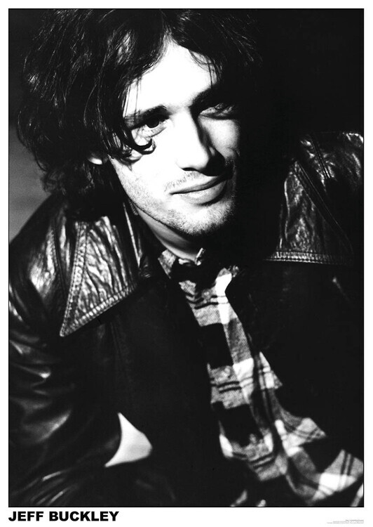 ARTIFICIAL POSTERS Plakát, Obraz - Jeff Buckley - Leather Jacket, 59.4 × 84.1 cm