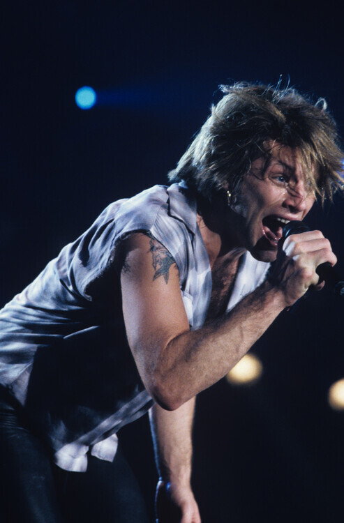 Michel Linssen Fotografie Bon Jovi Perform On Stage, Michel Linssen, 26.7 × 40 cm