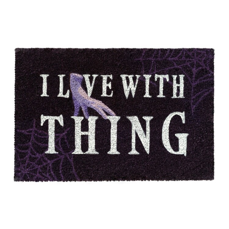 GRUPO ERIK Rohožka Wednesday - I Live With Thing, 60 x 40 x 1,5 cm