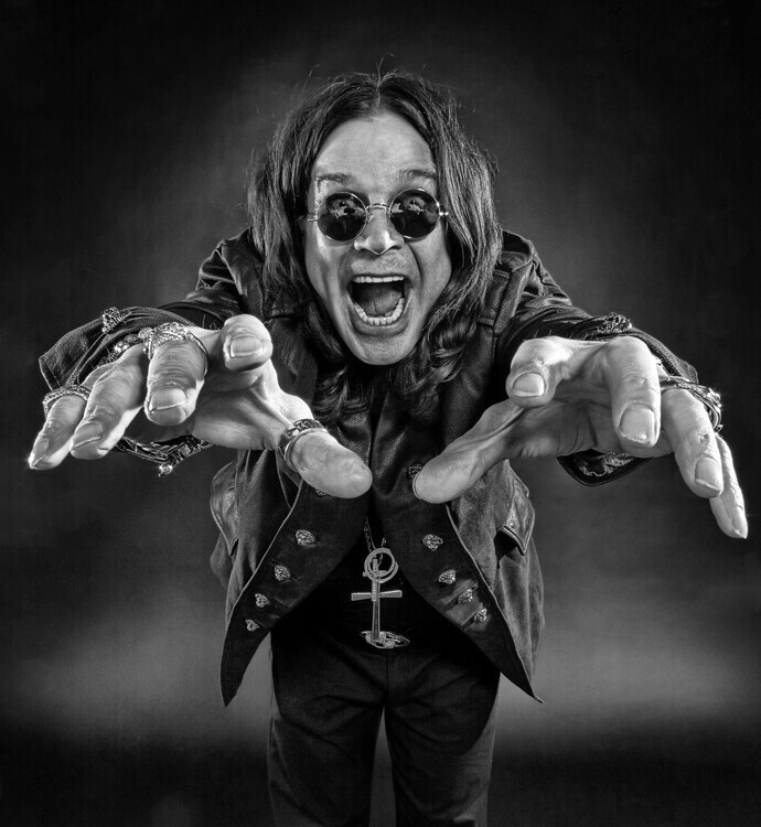 Mick Hutson Fotografie Ozzy Osbourne, Mick Hutson, 40 × 40 cm