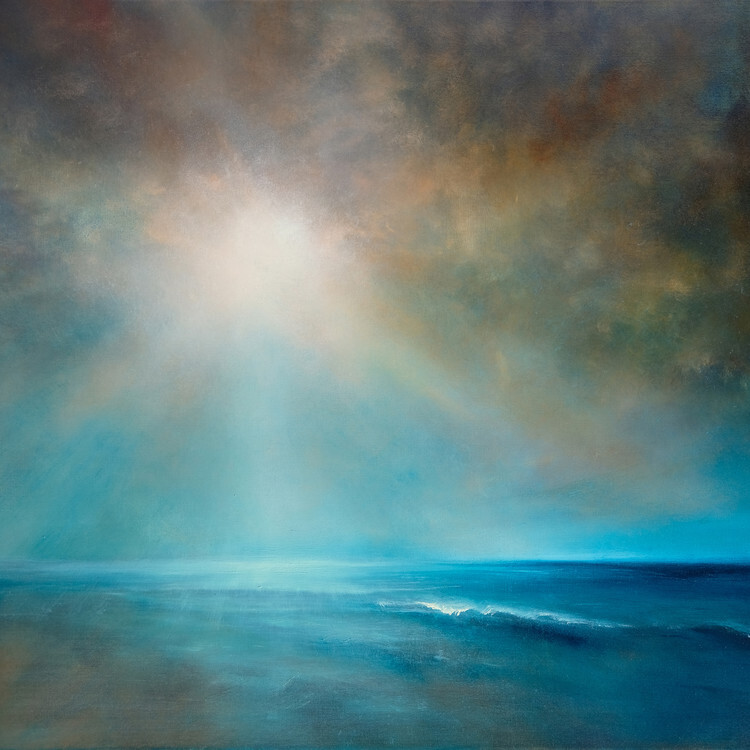 Annette Schmucker Ilustrace Power and silence II, Annette Schmucker, 40 × 40 cm