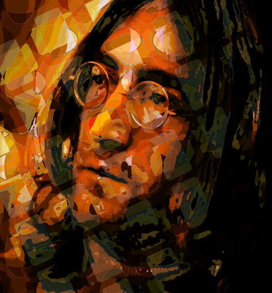 Davis, Scott J. Obrazová reprodukce Lennon, 2012, Davis, Scott J., 40 × 40 cm