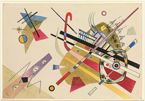 Wassily Kandinsky Obrazová reprodukce Untitled; Ohne Titel (1922), Wassily Kandinsky, 40 × 26.7 cm