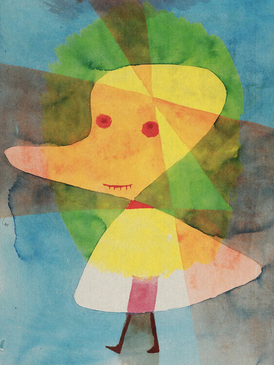 Paul Klee Obrazová reprodukce Small Garden Ghost, Paul Klee, 30 × 40 cm