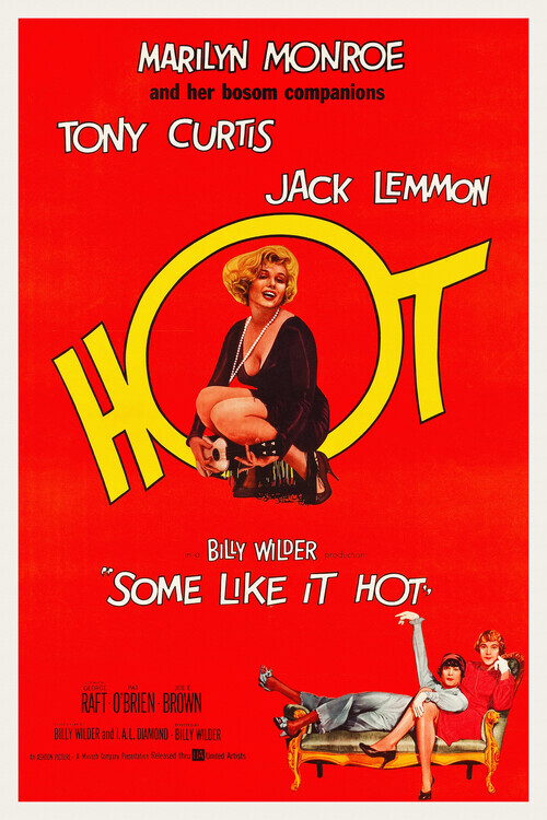 Europosters Ilustrace Some Like it Hot / Marilyn Monroe, 26.7 × 40 cm