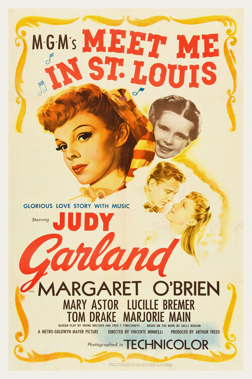 Europosters Ilustrace Meet me in St.Louis / Judy Garland, 26.7 × 40 cm