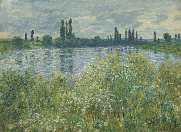 Claude Monet Obrazová reprodukce Banks of the Seine, Vétheuil (1880), Claude Monet, 40 × 30 cm