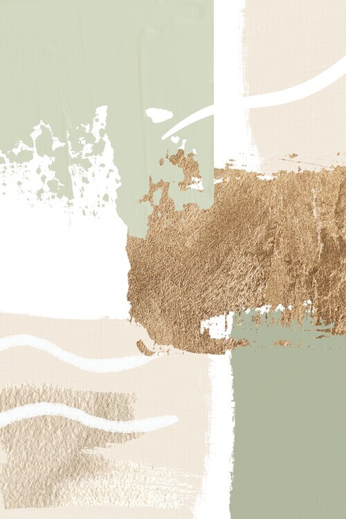 Sally Ann Moss Ilustrace Simply green, Sally Ann Moss, 26.7 × 40 cm