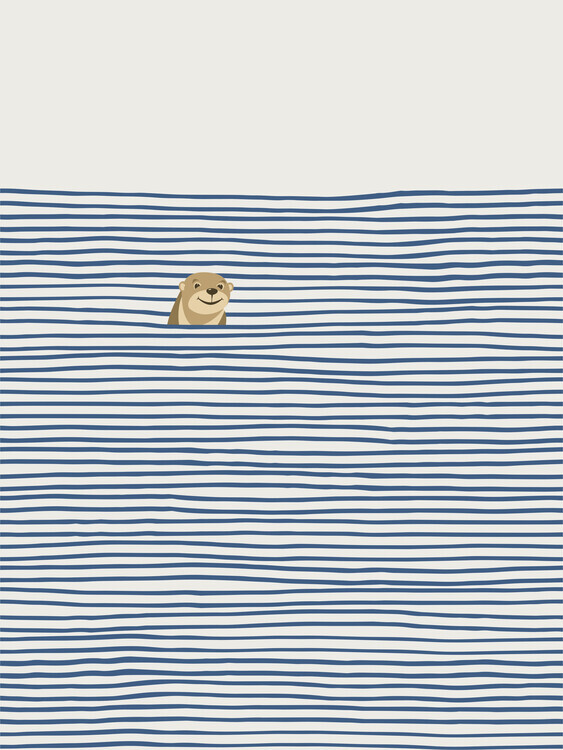 Little Dean Ilustrace Otter Pop, Little Dean, 30 × 40 cm